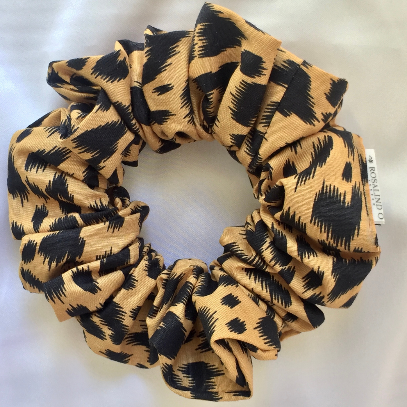 Leopard scrunchie